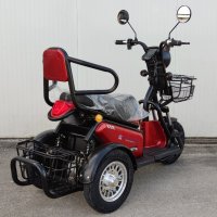 Електрическа триколка модел М3 в цвят бордо 

, снимка 8 - Мотоциклети и мототехника - 44156577