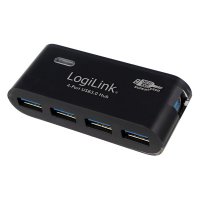 USB Хъб 4xUSB3.0, Ext. power Logilink SS300795, снимка 1 - Други - 39079557