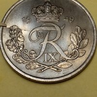 Продавам Дефектна Монета.25 ORE DAN MARK.1949г., снимка 3 - Нумизматика и бонистика - 44423309