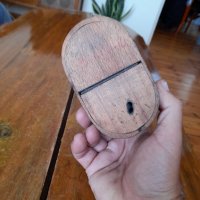 Стара дървена касичка #4, снимка 6 - Антикварни и старинни предмети - 33853133