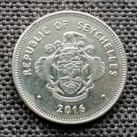 ❤️ ⭐ Монета Сейшели 2016 1 рупия ⭐ ❤️, снимка 2 - Нумизматика и бонистика - 38701376