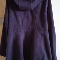 Дамско лилаво палто , снимка 2 - Палта, манта - 39661420