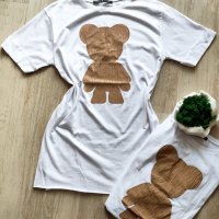 памучни дамски тениски с гумирано лого , снимка 4 - Тениски - 44293567