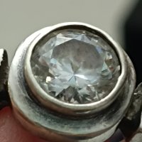 Красив сребърен пръстен с естествен камък #ДЩ, снимка 6 - Пръстени - 44327261
