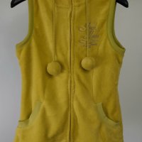 Fresh Made - дамски поларен елек с качулка, размери -  S, M и XL., снимка 2 - Елеци - 39501144