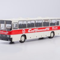 Ikarus 250.59 автобус 1977 - мащаб 1:43 на Съветски Автобуси нов в кутия Икарус от метал, снимка 4 - Колекции - 37865239