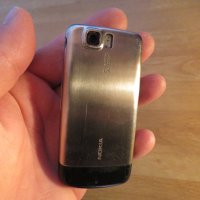 плъзгащ телефон, телефон слайд с копчета NOKIA 6600i, НОКИА 6600i - 2008г. - сив панел работещ., снимка 4 - Nokia - 35985425