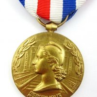 Почетният медал на Френските железници-Златен и сребърен медал, снимка 2 - Колекции - 34066454