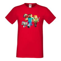 Мъжка тениска майнкрафт Minecraft 1,Minecraft,Игра,Забавление,подарък,Изненада,Рожден Ден., снимка 16 - Тениски - 36494957
