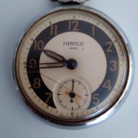 Антикварен джобен часовник HEROLD made in GT. BRITAIN, снимка 1 - Джобни - 39530111