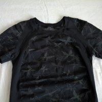 Kari Traa оригинална дамска еластична безшевна дълга тениска с пеперуди р-р L, снимка 2 - Тениски - 42624372