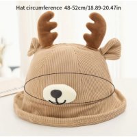 Детска 3D шапка Еленче, снимка 2 - Шапки, шалове и ръкавици - 44452098