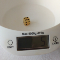    Старо бакелитово зарче за игра 5 грама -2 см, снимка 2 - Колекции - 44736910