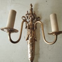 бароков месингов аплик, снимка 1 - Лампи за стена - 41930936