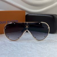 Louis Vuitton Mъжки слънчеви очила маска висок клас, снимка 6 - Слънчеви и диоптрични очила - 39123065