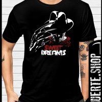 Черна тениска с щампа FREDDY SWEET DREAMS, снимка 1 - Тениски - 41080381