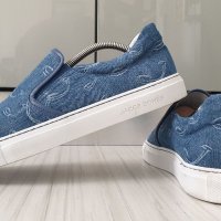 Jacob Cohen Embroidered - Logo Denim Sneakers Italy Mens Size 42/27см ОРИГИНАЛ!, снимка 14 - Спортни обувки - 41063351