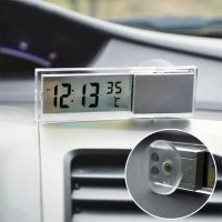 2в1 Дигитален часовник и термометър за кола, снимка 3 - Аксесоари и консумативи - 42343431
