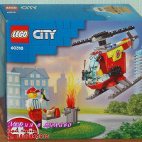 Продавам лего LEGO CITY 60318 - Пожарникарски хеликоптер, снимка 1 - Образователни игри - 36164637