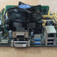 Компютърни компоненти комплект ASUS H81I + Intel Celeron + 8GB DDR4 + FAN КОМПЮТЪР, снимка 2 - За дома - 41887268