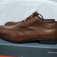 Стилни мъжки обувки от естествена кожа ROCKPORT by ADIDAS №43, снимка 1 - Официални обувки - 35661690