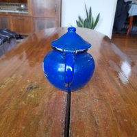 Стар емайлиран чайник #6, снимка 4 - Антикварни и старинни предмети - 40712980