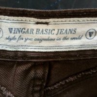 Vingar Basic Jeans, кафяв цвят, 100% памук, снимка 9 - Дънки - 42204288