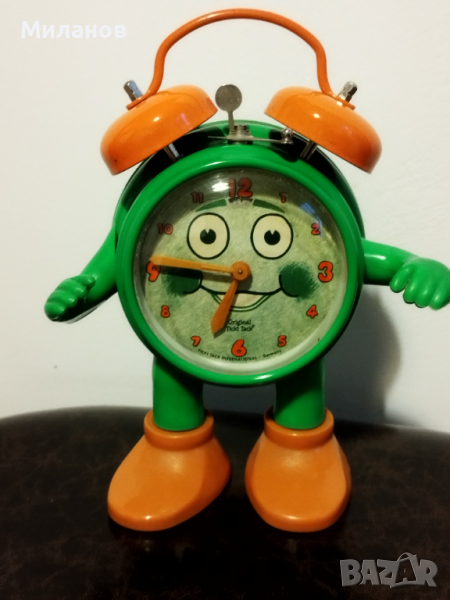 Стар немски будилник, настолен часовник, снимка 1
