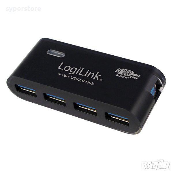 USB Хъб 4xUSB3.0, Ext. power Logilink SS300795, снимка 1
