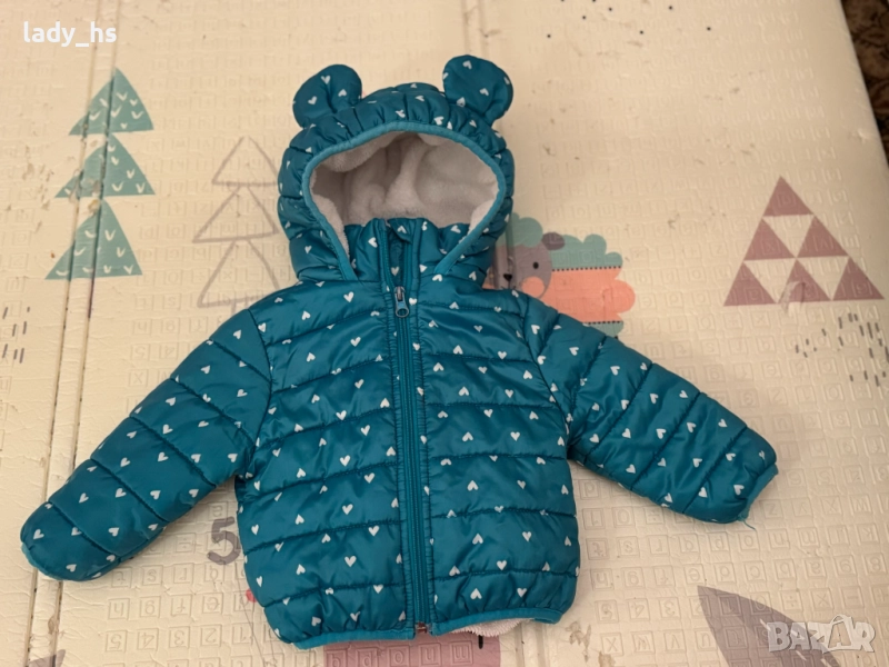 Бебешко яке на сърца, снимка 1