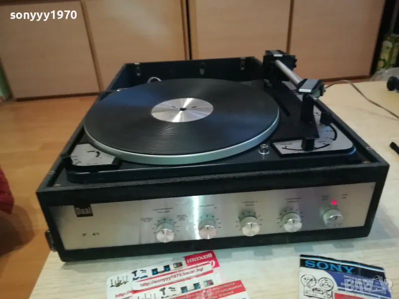 DUAL P41F/DUAL 1010-ГРАМОФОН С УСИЛВАТЕЛ ВНОС SWISS 0501251700, снимка 1