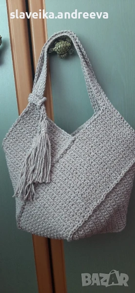 ръчно плетена чанта, снимка 1