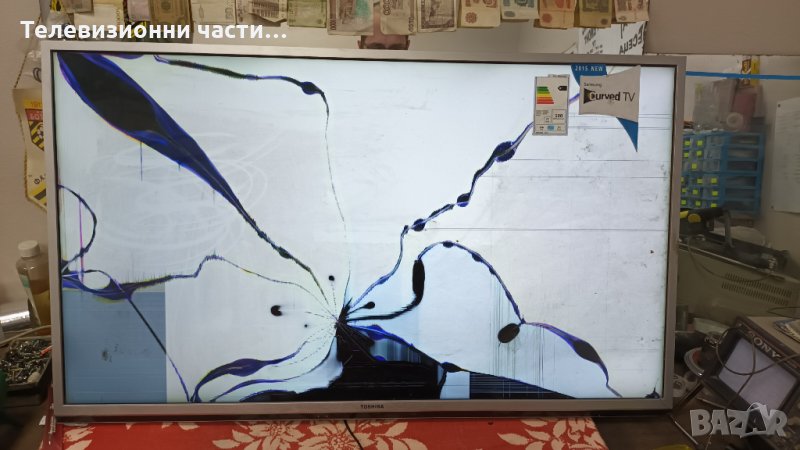 Toshiba 46TL938 със счупен екран - V71A00022901/12PSQBC4LV0.0/SSL460_3E1B LTA460HW04, снимка 1