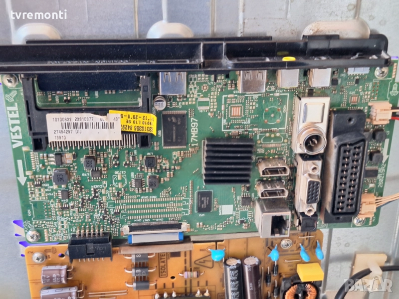 MAIN BOARD ,17MB97, за 43-инчов телевизор HITACHI 43HBT42A, с дисплей VES430UNDL-2D-N12, снимка 1