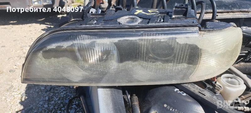 БМВ е39 ляв фар ксенон 40 лв , снимка 1