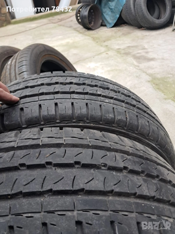 Бусови гуми 205/65/15 С - 2 бр, снимка 1