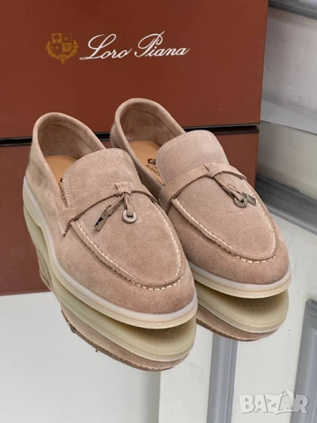 обувки от естествен велур loro piana , снимка 1