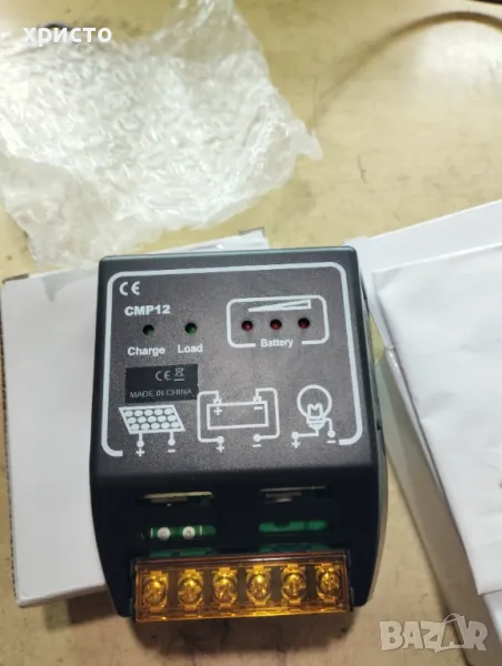 Соларен контролер CMP12 12/24V 10A, снимка 1