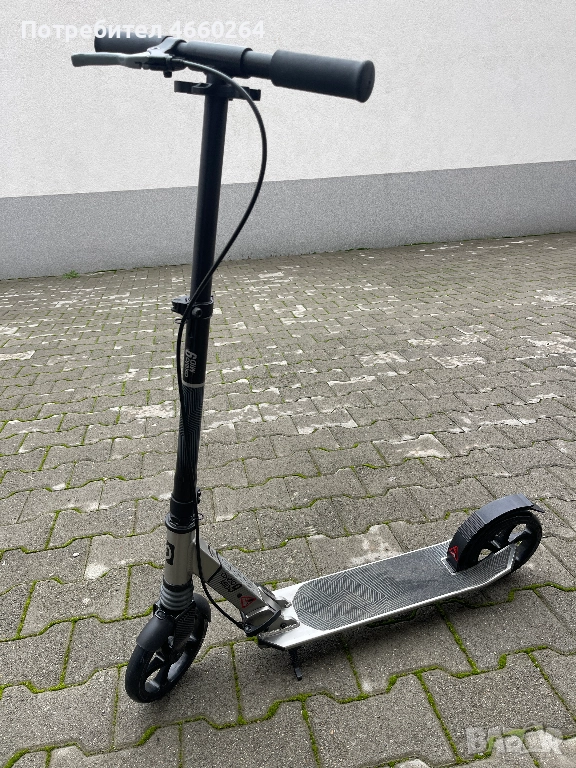 Тротинетка Decathlon Oxelo Mid 9 сива, снимка 1