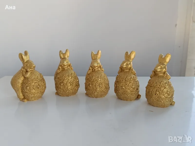 Великденски гипсови зайци , снимка 1