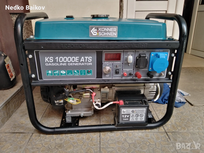 Бензинов генератор KOENNER-SOEHNEN KS 10000E-3 ATS/ 8.0kW, снимка 1
