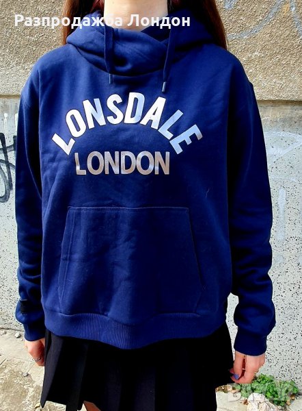 Суичър английски, с гугла, р Л,50% Лондон,от 78лв, снимка 1