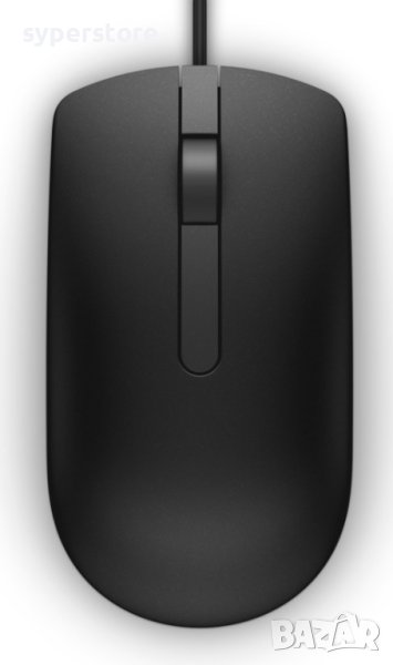 Мишка USB Dell MS116 570-AAIR 1000DPI 3btns Оптична Черна Кабел 1.8m., снимка 1