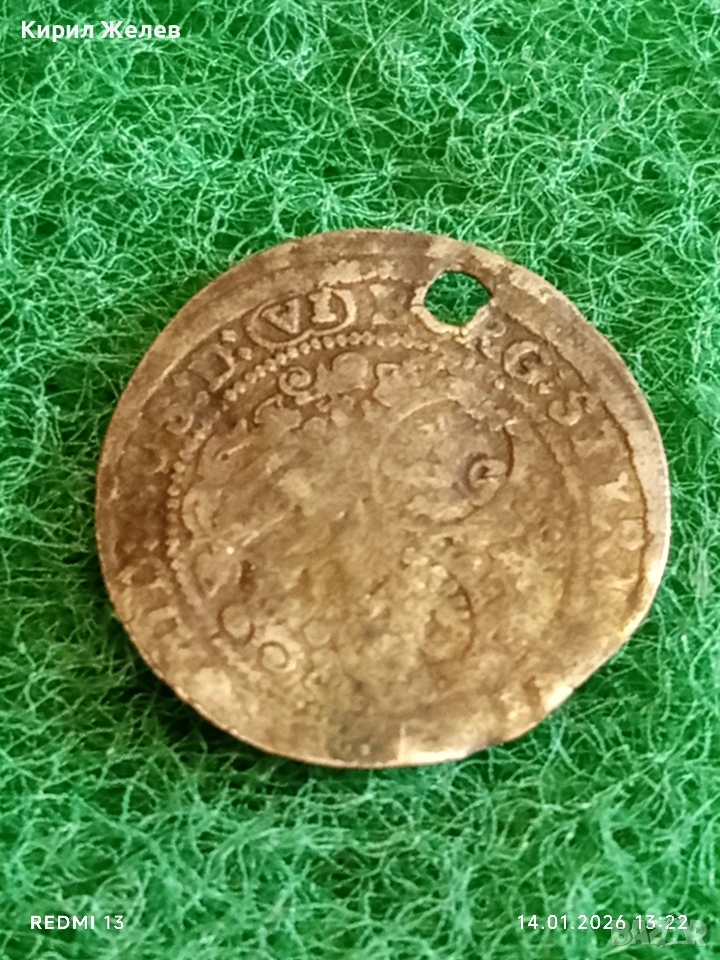 Сребърна монета 3 кройцера Леополд първи Австрия за КОЛЕКЦИЯ 53000, снимка 1