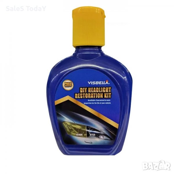Препарат за полиране на фарове, премахване на дребни драскотини, Visbella, 125мл, снимка 1