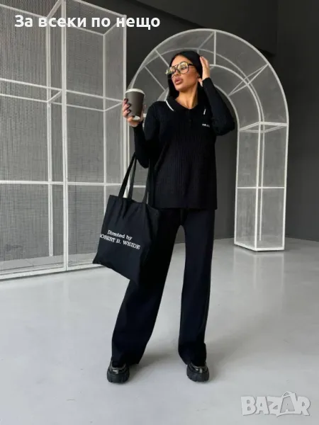 Дамски черен комплект Код A284, снимка 1