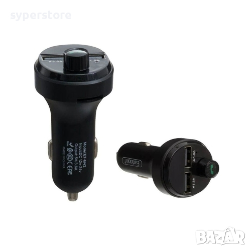 FM трансмитер Блутут Digital One SP00351 М42 Bluetooth v.5.0 + USB 3.1A /12-24v/Fast Charging, снимка 1