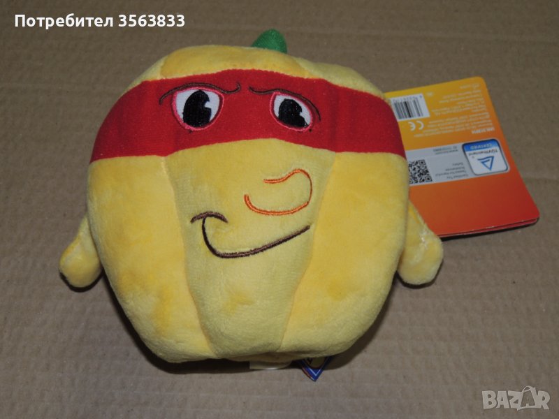 Плюшена  играчка      Чушка за игра и гушкане, снимка 1