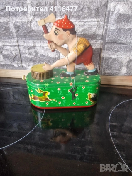 Стара метална касичка, снимка 1