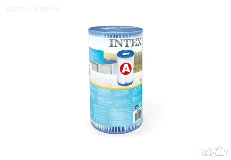 Филтър Тип А Intex, Полиестер, Лесен за почистване, За басейни, снимка 1
